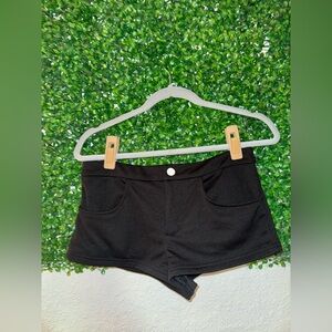 Black Mirco Shorts